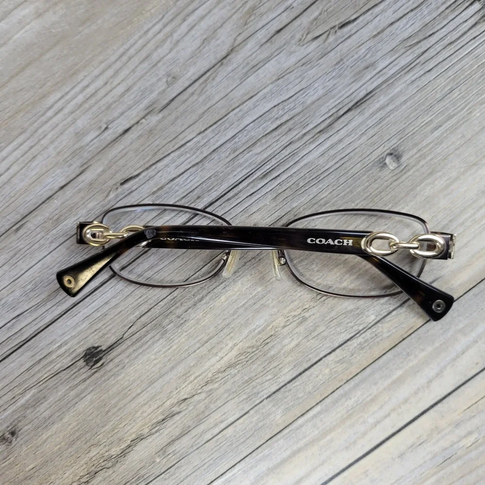 Coach Eyeglasses Frames HC 5054 Faina 9131 Satin Dark Tortoise Women 49-17-135